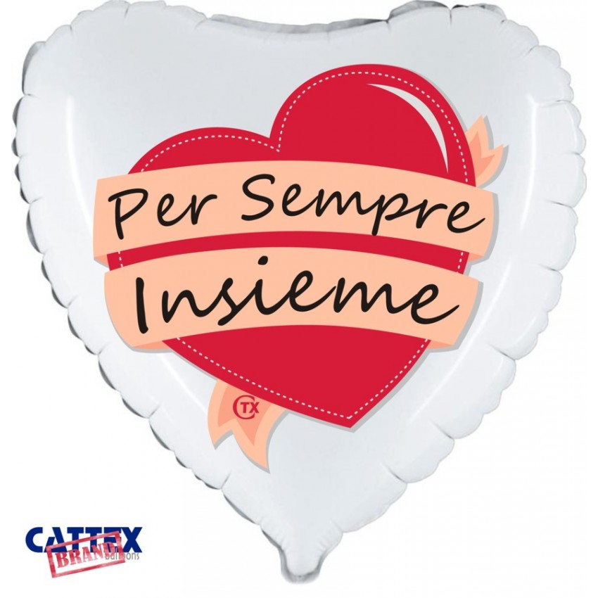 Palloncini Decorati CTX+ - Per Sempre Insieme (18”)